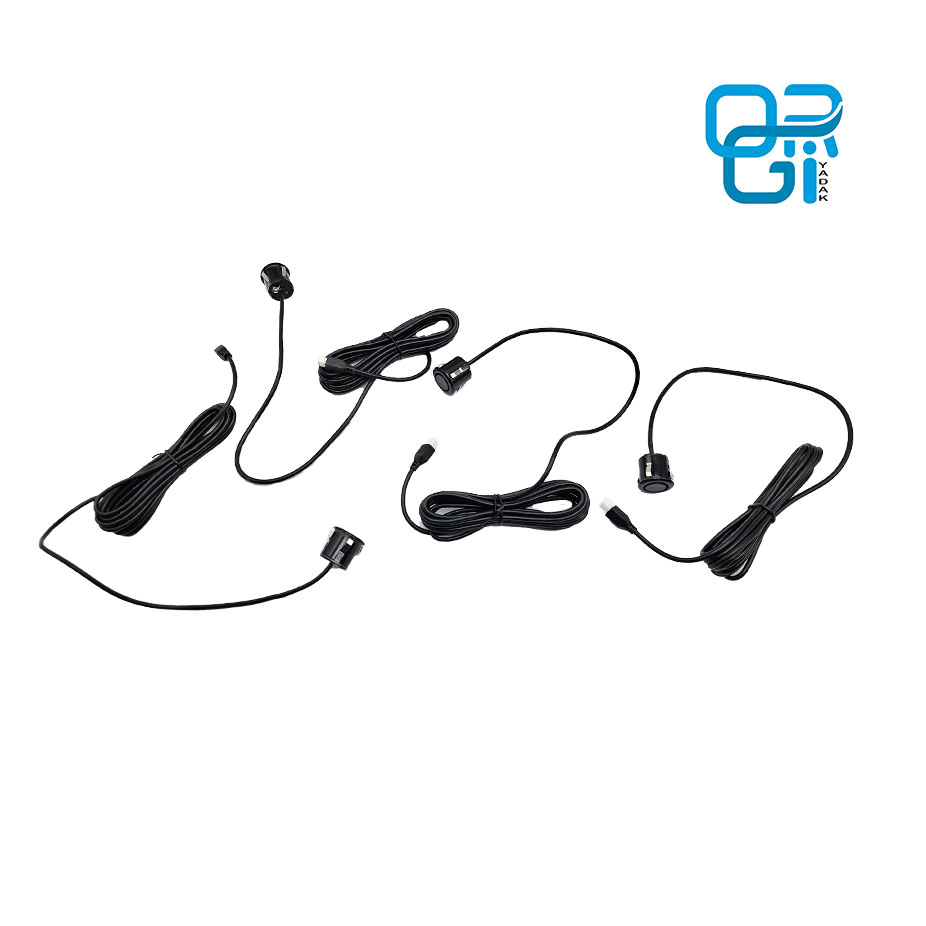 سنسور دنده عقب اسپرتی ( 4 عددی ) مشکی